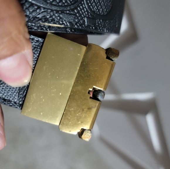 Pre-loved unisex reversible coach belt:black and gray sz xl - Picture 8 of 9